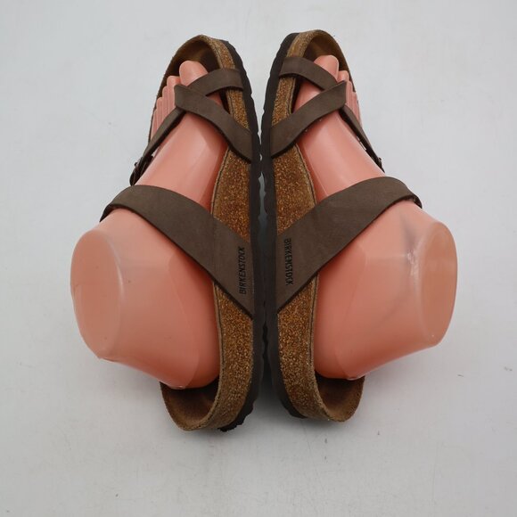 Birkenstock Mayari Birko-Flor Sandals Women's Size EU 39 US 8 Brown Leather Fits - Picture 6 of 10